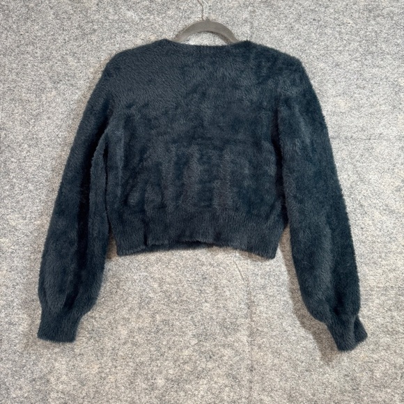 Aritzia Sunday Best Women's Fleece Crewneck Balloon Sleeve Sweater Size Large - Picture 9 of 13